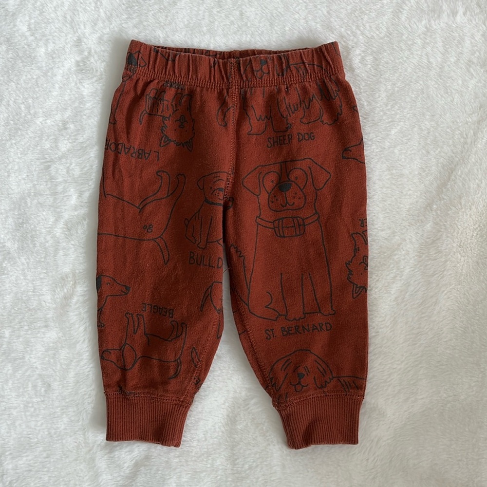 Unbranded dog print sweatpants size 3-6m
